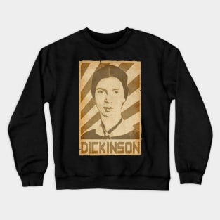 Emelie Dickinson Retro Propaganda Crewneck Sweatshirt